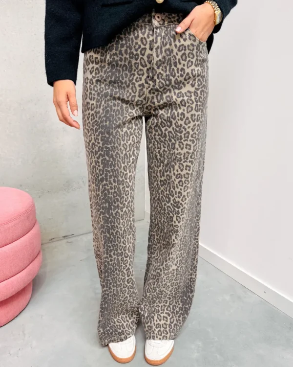 By Lenz Jeans/Trousers | ZARAH LEOPARD JEANS